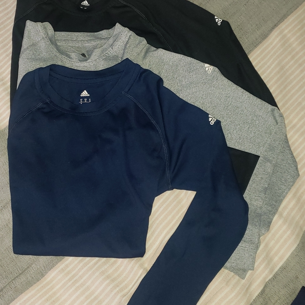 Adidas dri-fit long seeve bundle